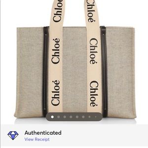 SOLD!!! Chloe Woody Large Tote Bag